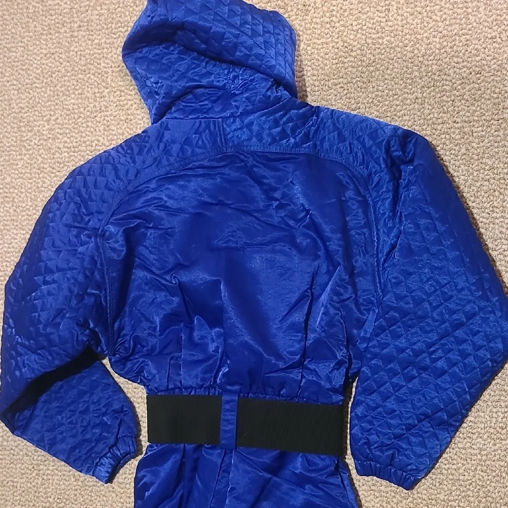 Vintage NILS Timberline One Piece Electric Blue Ski Suit 10 - Picture 6 of 7